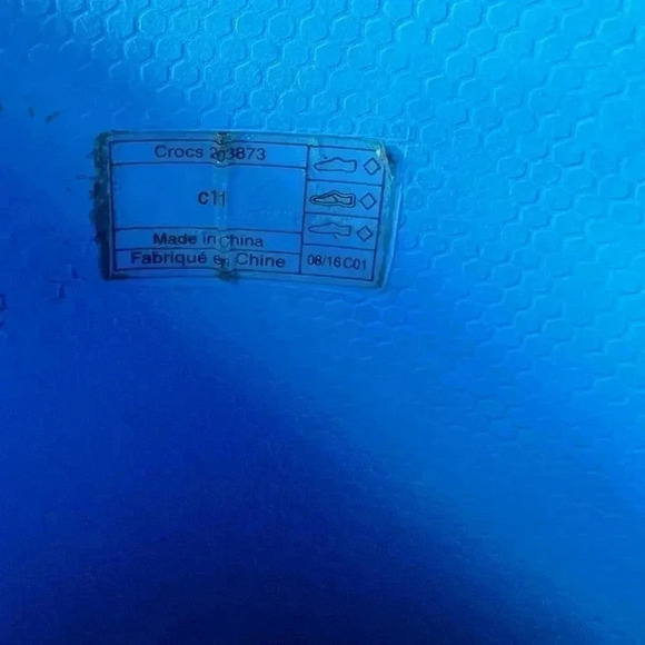 Crocs Kids Finding Dory Rain Boots Blue Disney Size C11 Toddler/Youth - Picture 6 of 6